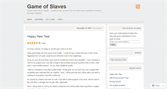 Desktop Screenshot of gameofslaves.com